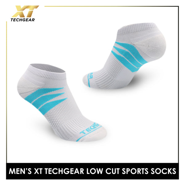 Burlington Men’s TechGear Flexion X-Trainer Thick Sports Low Cut Socks 1 pair TGMX2304