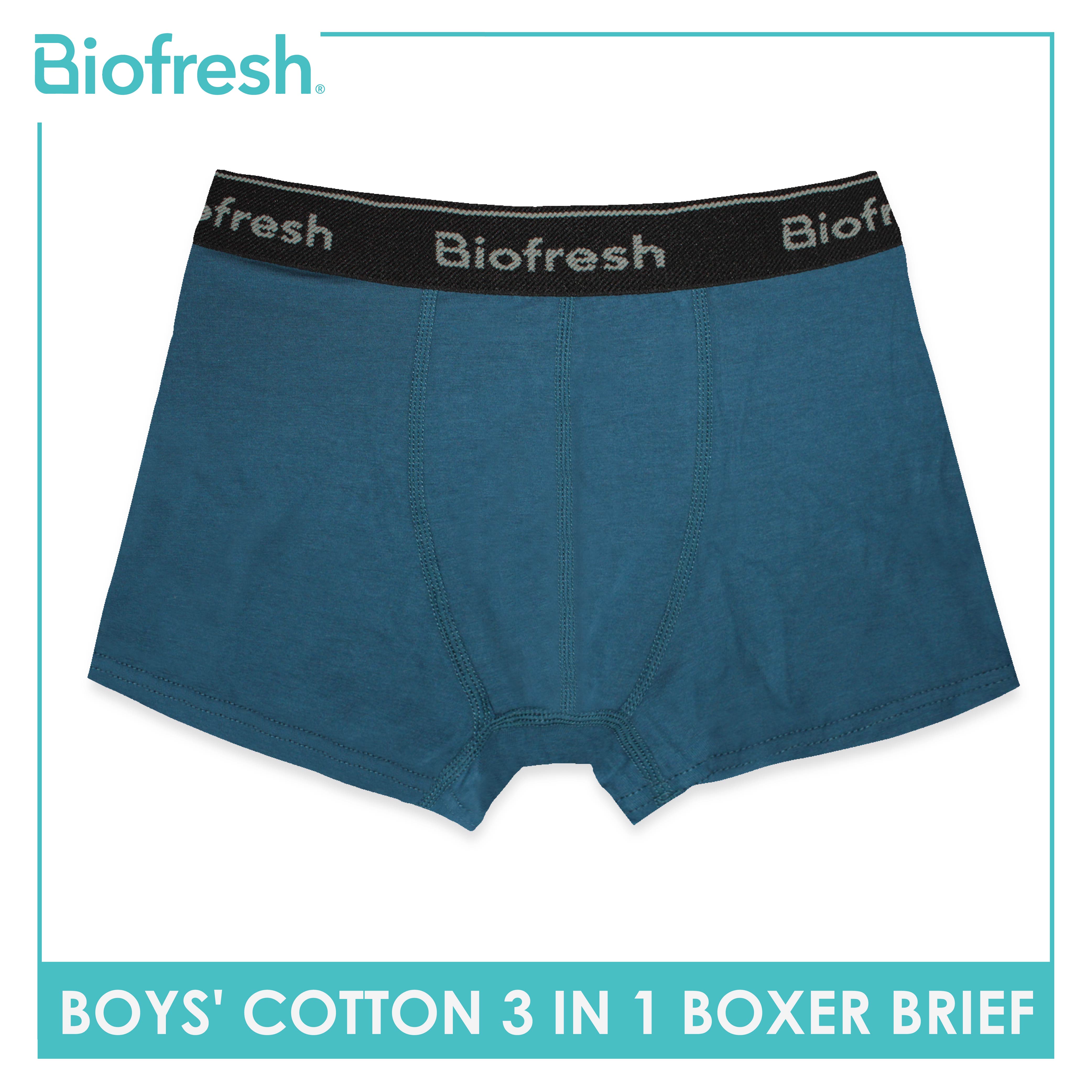 Biofresh Ladies' Antimicrobial Modal Cotton Boyleg Panty 3 pieces