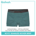 Biofresh Boys' OVERRUNS Antimicrobial Seamless Boxer Brief 1 piece UCBBSCO1