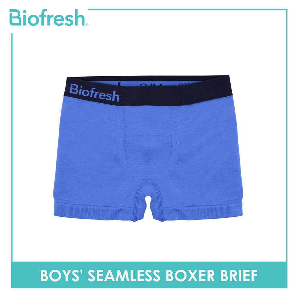 Biofresh Boys' OVERRUNS Antimicrobial Seamless Boxer Brief 1 piece UCBBSCO1