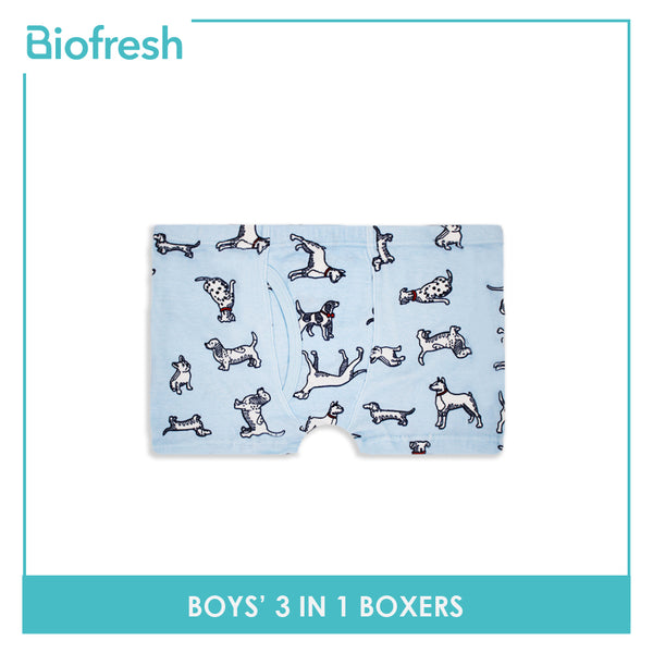 Biofresh Boys' Antimicrobial Boxer Briefs 3 pieces in a pack UCBBG2301