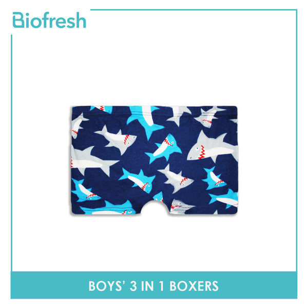 Biofresh Boys' Antimicrobial Boxer Briefs 3 pieces in a pack UCBBG2301