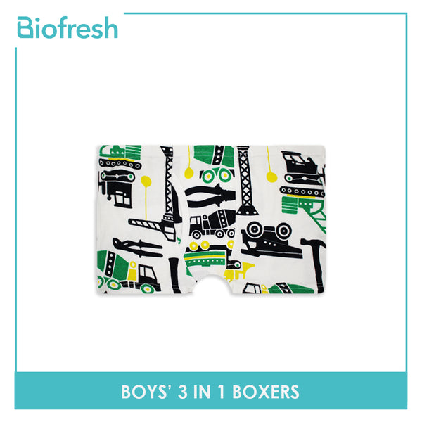 Biofresh Boys' Antimicrobial Boxer Briefs 3 pieces in a pack UCBBG2302
