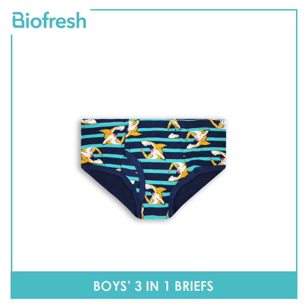 Biofresh Boys' Antimicrobial Briefs 3 pieces in a pack UCBCG2303