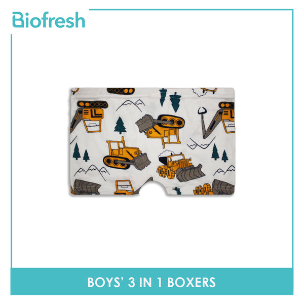 Biofresh Boys' Antimicrobial Boxer Brief 3 pieces in a pack UCBBG2101