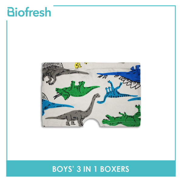 Biofresh Boys' Antimicrobial Boxer Brief 3 pieces in a pack UCBBG2101