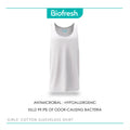Biofresh Girls' Antimicrobial Cotton Sleeveless Shirt 1 piece UGCSS1