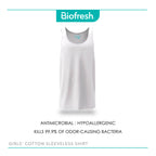 Biofresh Girls' Antimicrobial Cotton Sleeveless Shirt 1 piece UGCSS1