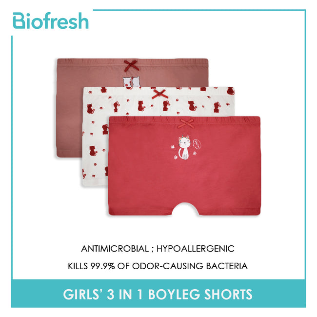 Biofresh Girls' Antimicrobial Panty 3 pieces in a pack UGPKG2302