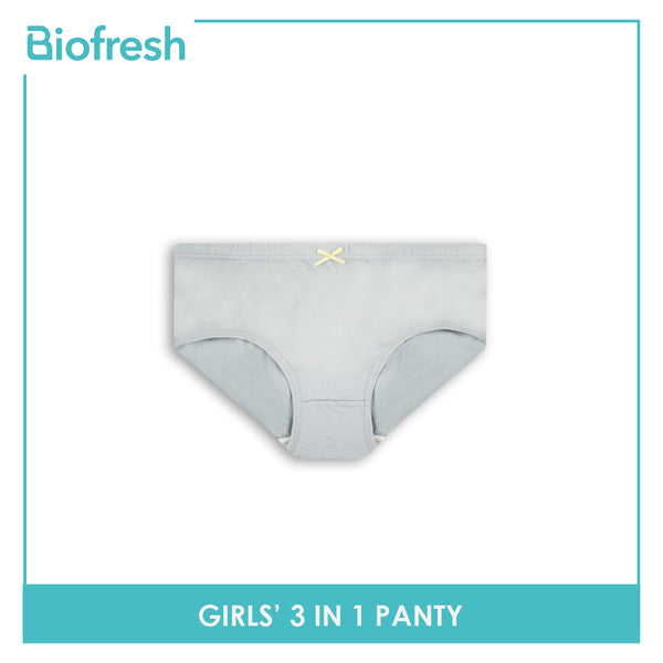 Biofresh Girls' Antimicrobial Panty 3 pieces in a pack UGPKG2301