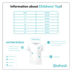 Biofresh Girls' Antimicrobial Cotton Sleeveless Shirt 1 piece UGCSS1