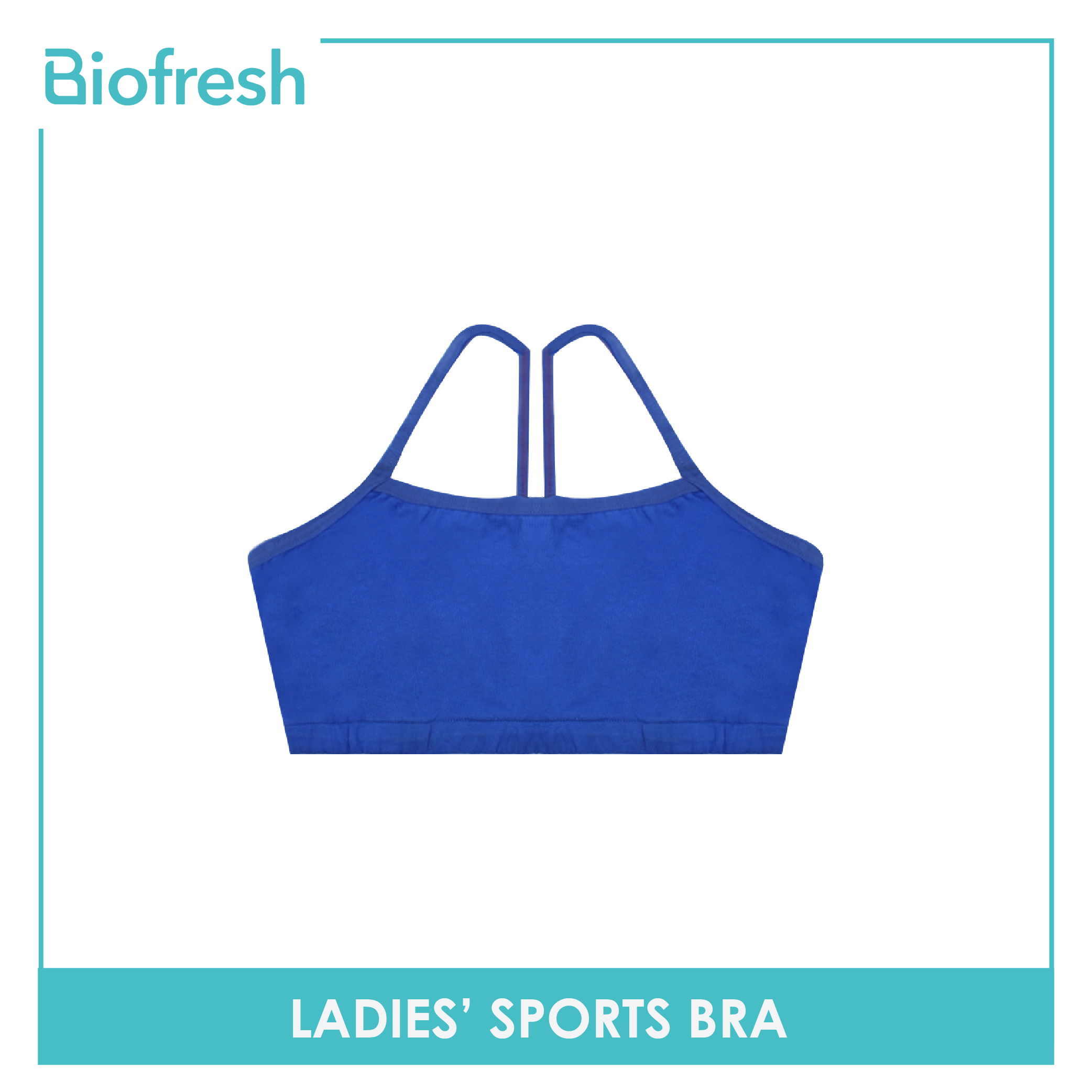 Biofresh Ladies' OVERRUNS Antimicrobial Sports Bra 1 Piece ULBRCO1 (6671016755305)