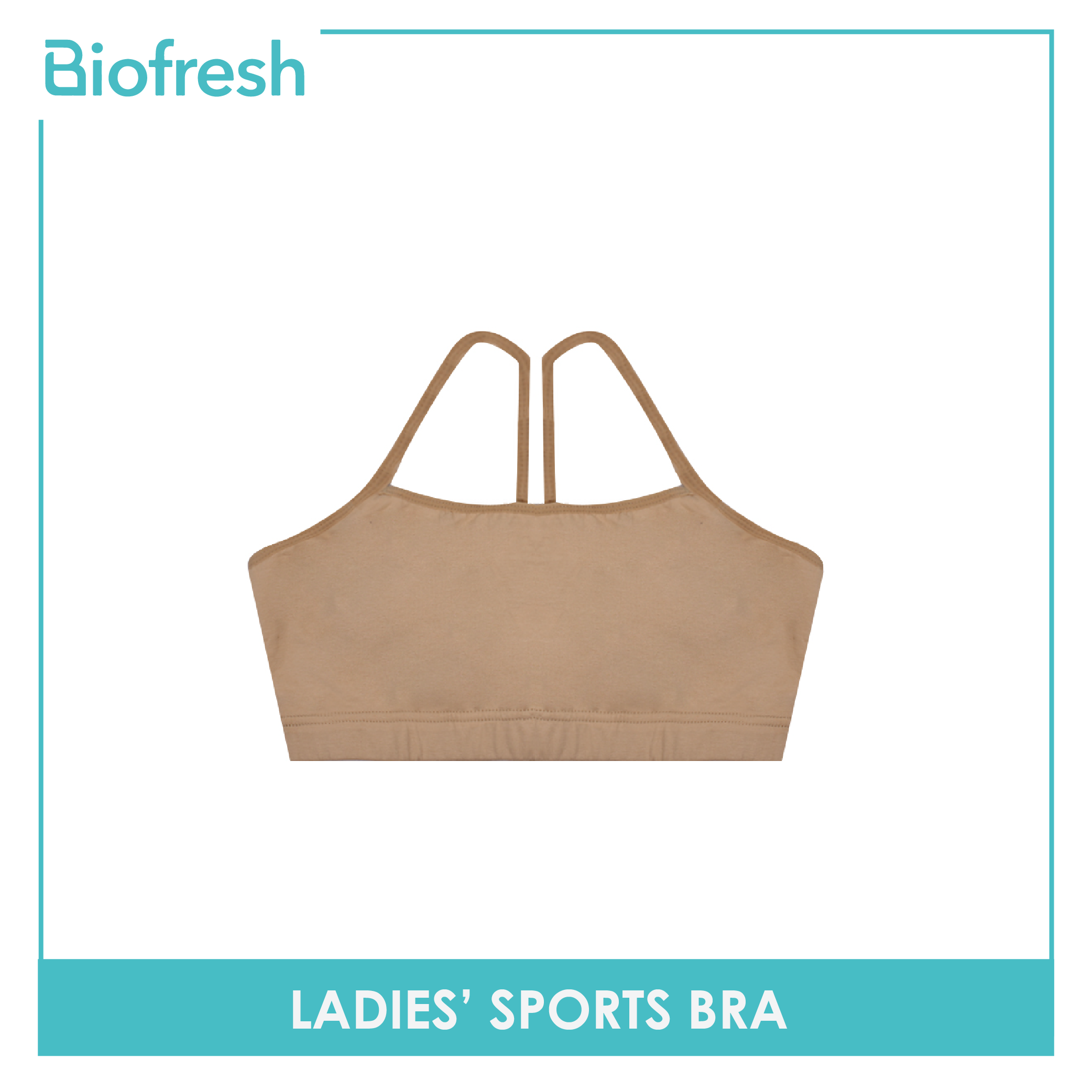 Biofresh Ladies' OVERRUNS Antimicrobial Sports Bra 1 Piece ULBRCO1 (6671016755305)