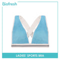 Biofresh Ladies' OVERRUNS Antimicrobial Sports Bra 1 Piece ULBRCO2 (6672023519337)