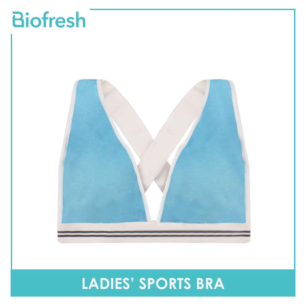 Biofresh Ladies' OVERRUNS Antimicrobial Sports Bra 1 Piece ULBRCO2 (6672023519337)