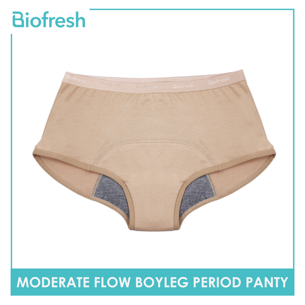 Biofresh Ladies' 4 Layers Moderate Flow Leak Proof Menstrual Boyleg Period Panty 1 piece ULPB1401