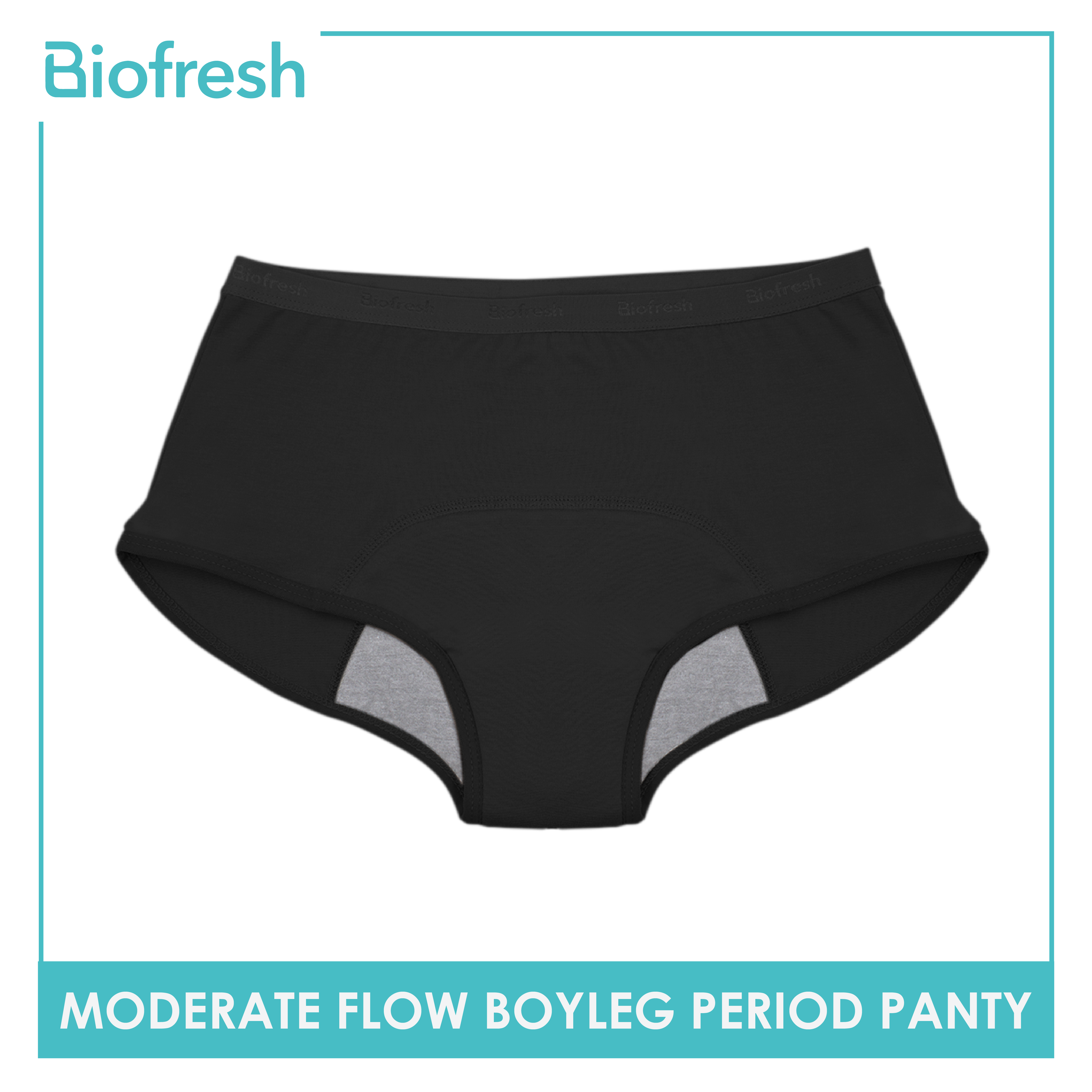 Buy Biofresh Ladies' Moderate Flow Leak Proof Menstrual Boyleg Period Panty  1 Pcs Ulpb1401 2024 Online
