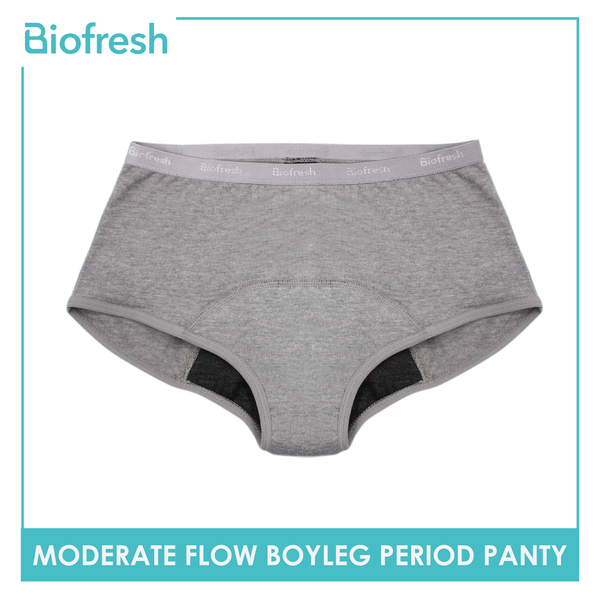 Biofresh Ladies' 4 Layers Moderate Flow Leak Proof Menstrual Boyleg Period Panty 1 piece ULPB1401