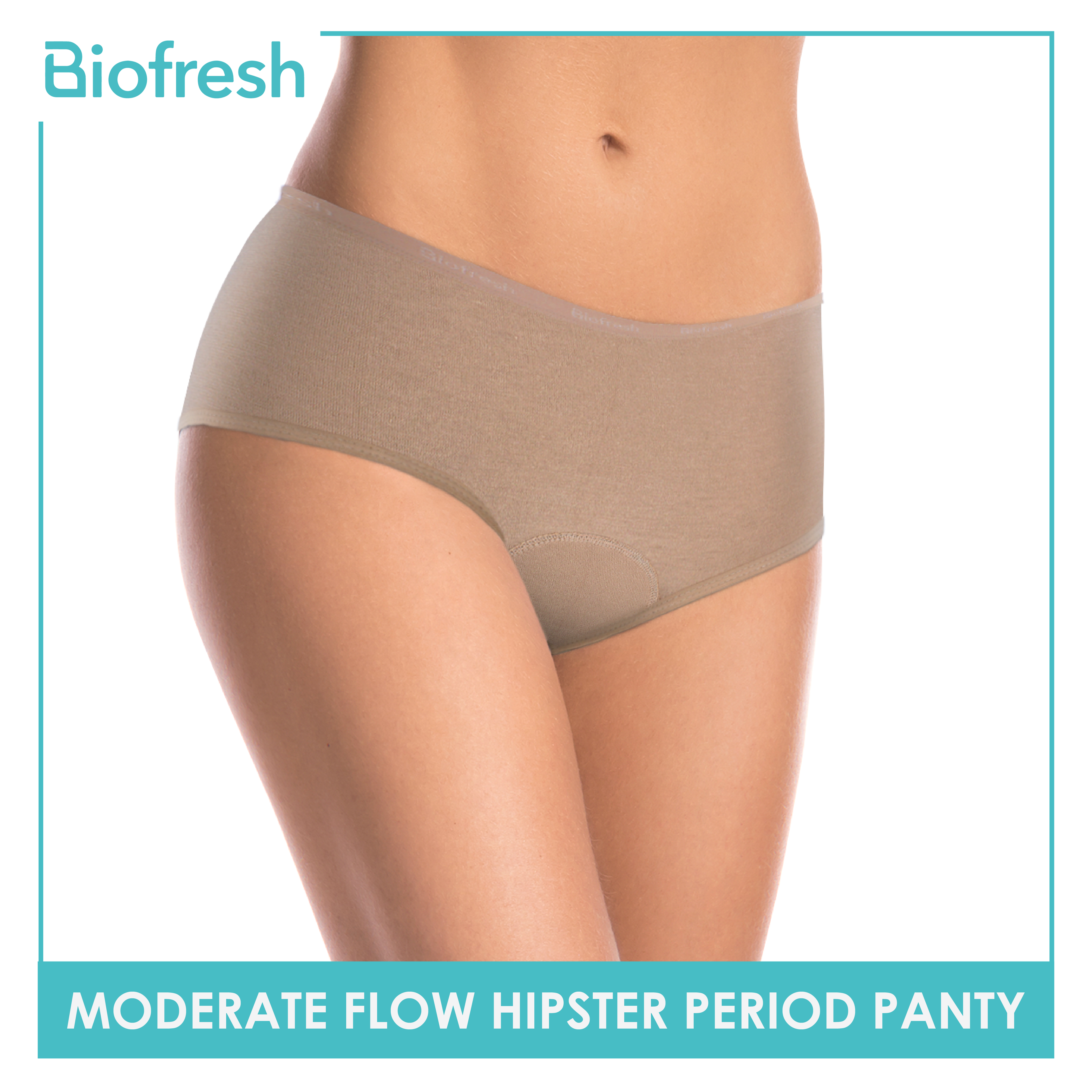 Biofresh Ladies' 4 Layers Moderate Flow Leak Proof Menstrual Hipster Period Panty 1 piece ULPH1401
