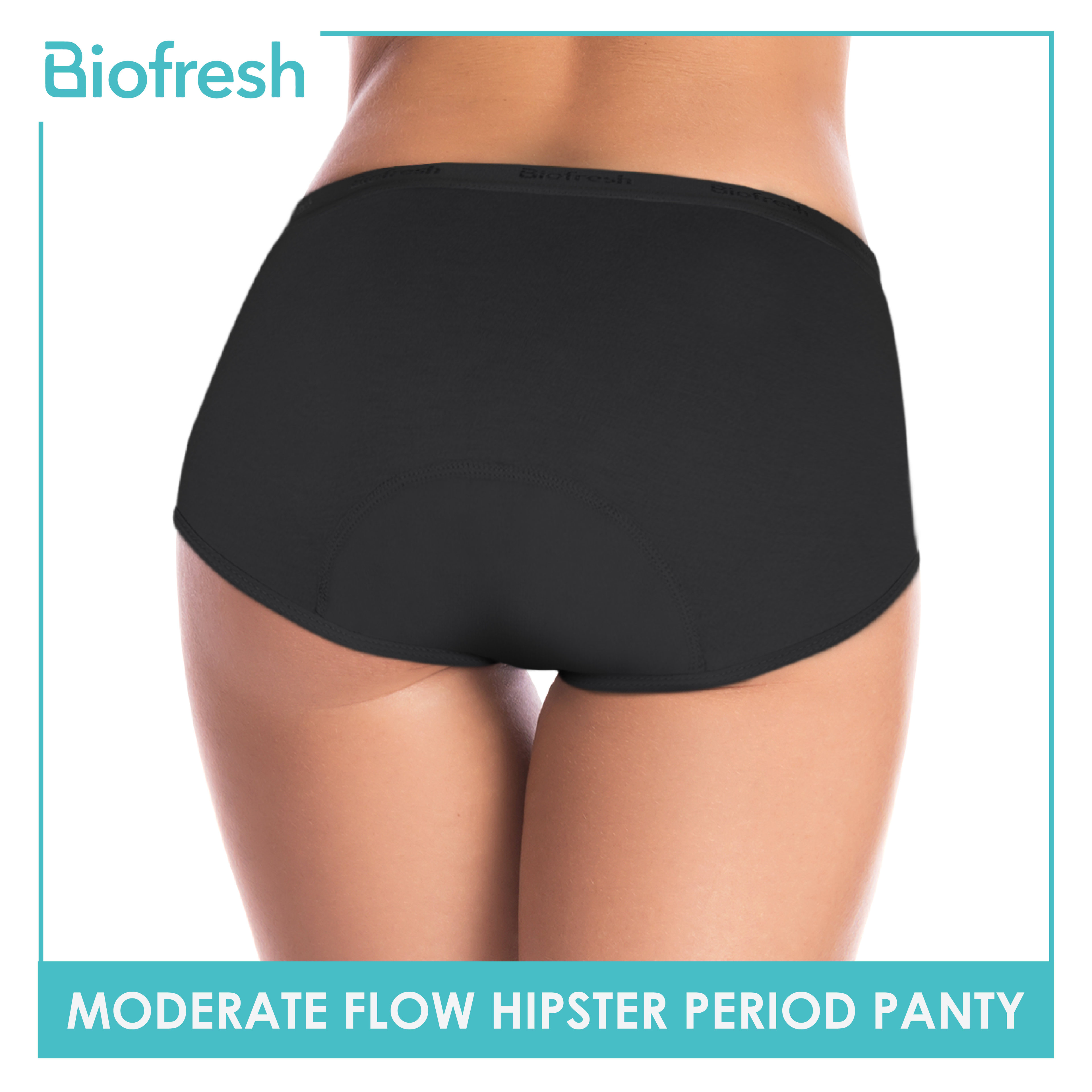 Biofresh Ladies' 4 Layers Moderate Flow Leak Proof Menstrual Hipster Period Panty 1 piece ULPH1401