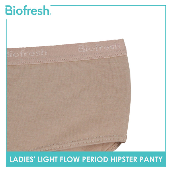 Biofresh Ladies' Antimicrobial Light Flow Leak Proof Menstrual Hipster Period Panty 1 piece ULPHG0402