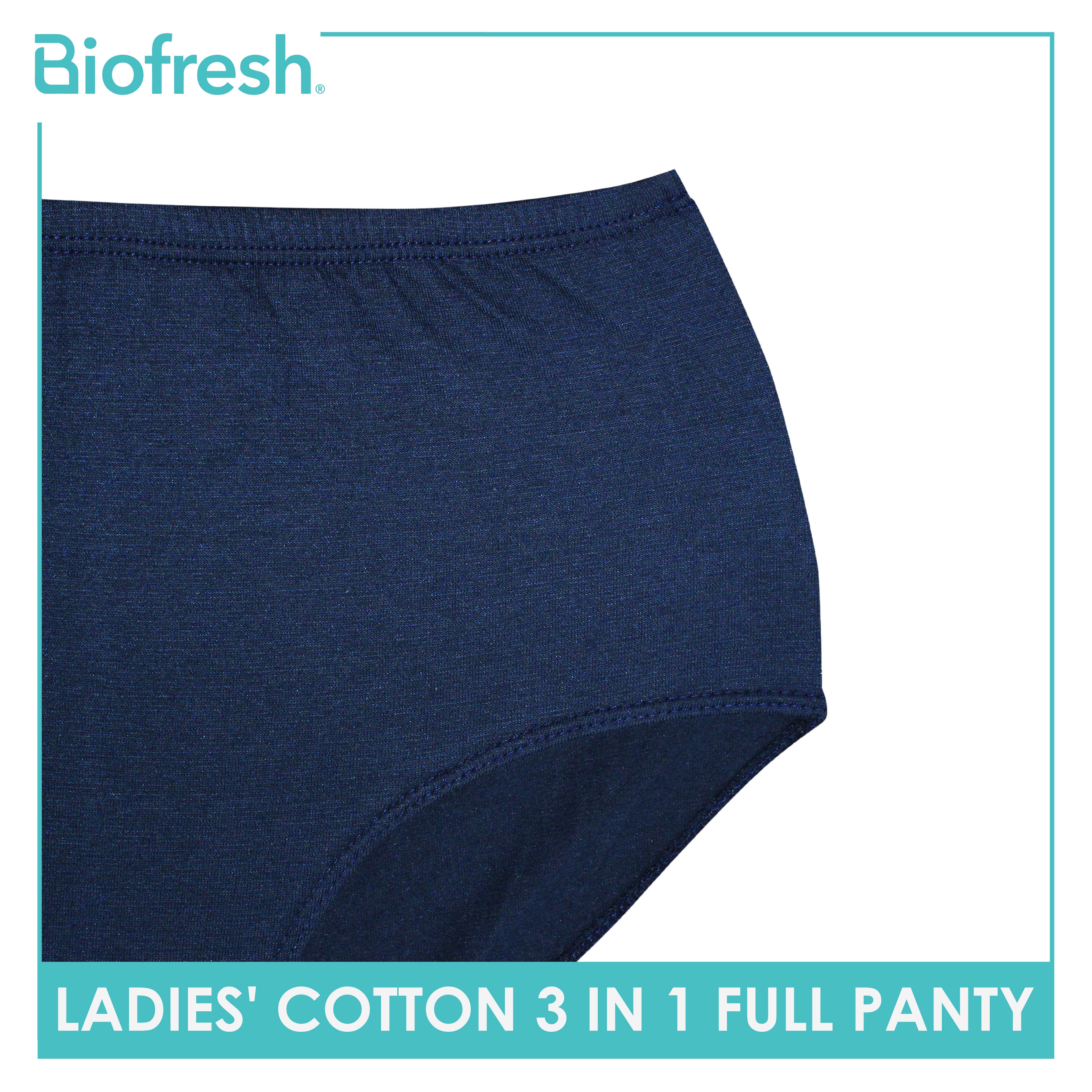 Biofresh Ladies' Antimicrobial Cotton Boyleg Panty (3 pcs/pack