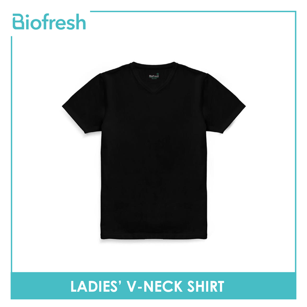 Biofresh Ladies' OVERRUNS Antimicrobial V-Neck shirt 1 piece ULSVCO1 (6671026487401)