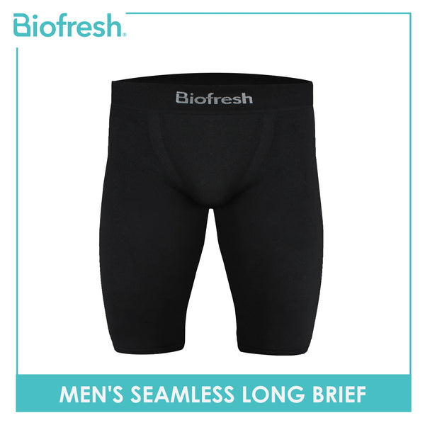 Biofresh Men's OVERRUNS Antimicrobial Seamless Long Brief 1 piece UMBBSCO1