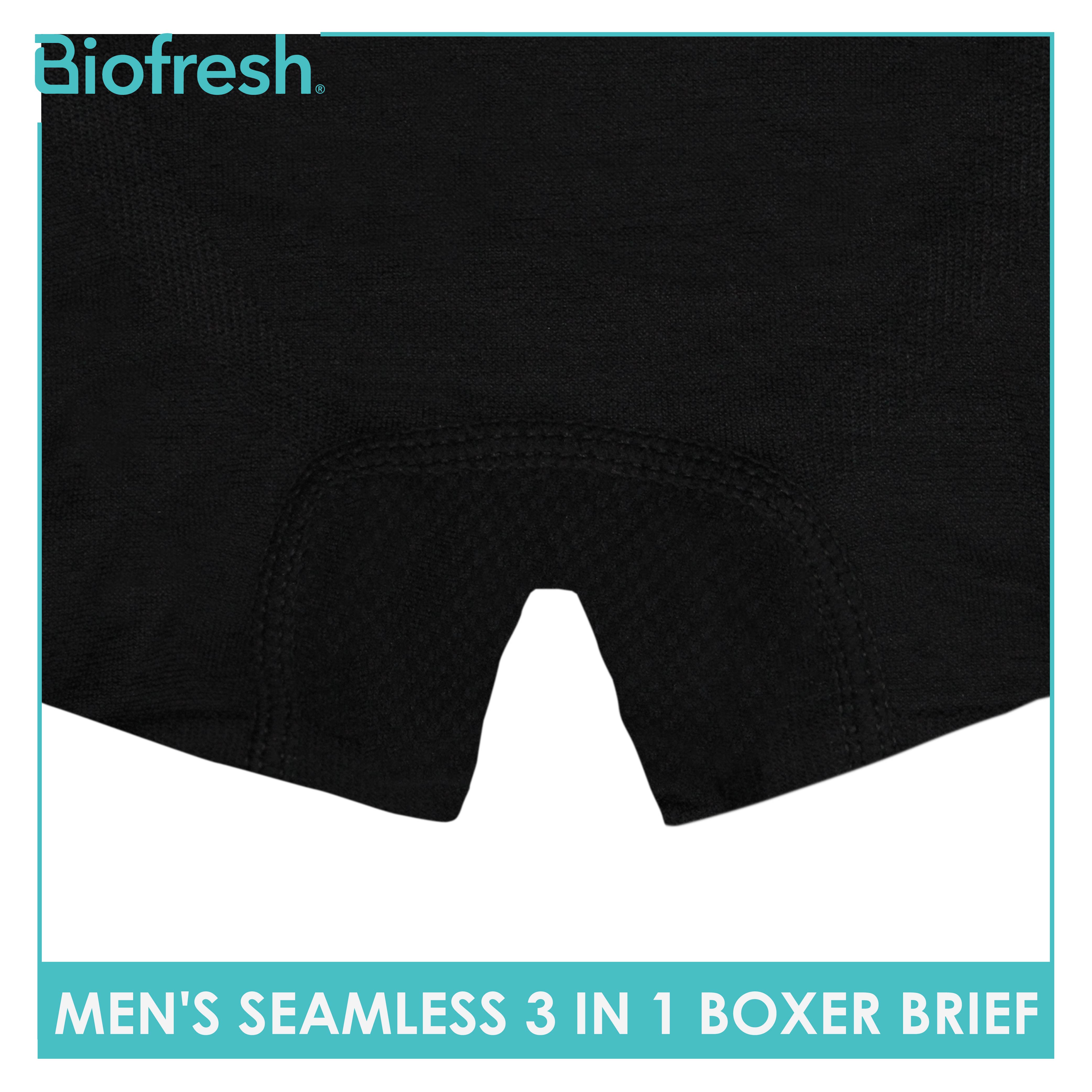 Biofresh Men's OVERRUNS Cotton Breathable Boxer Brief 5 pieces in