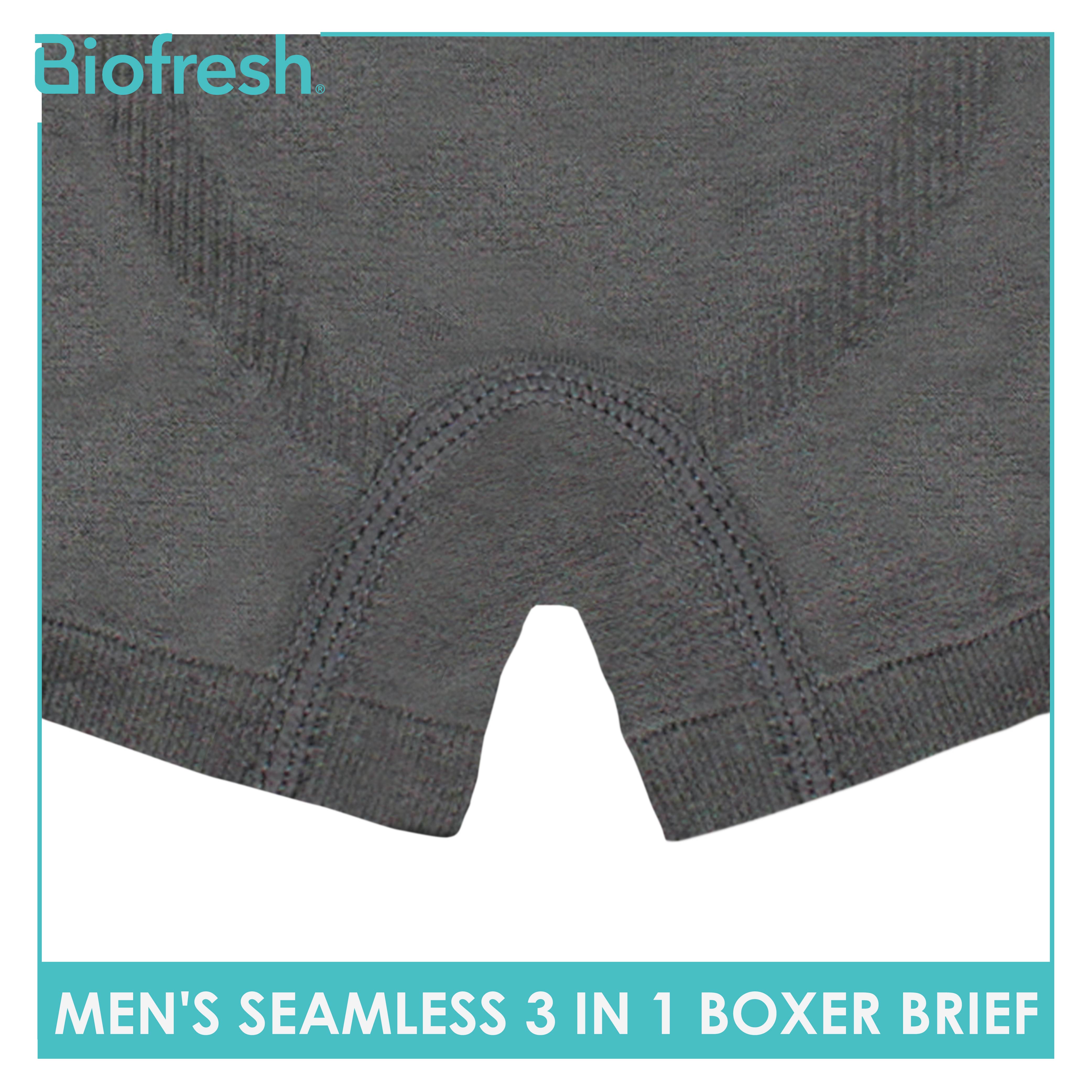 Buy Biofresh Men's Antimicrobial Modal Cotton Boxer Brief 3 Pieces