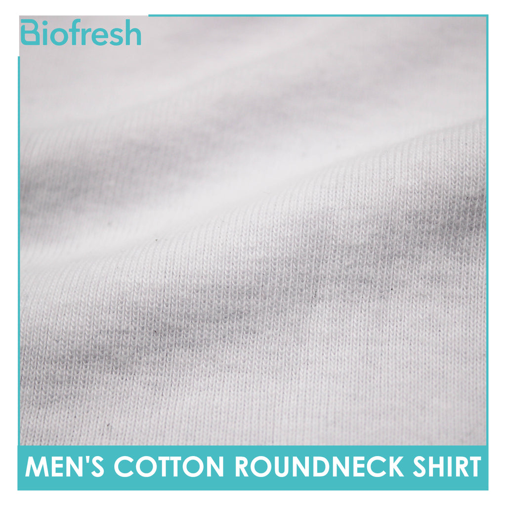 Biofresh Men's Antimicrobial Cotton Premium Slim Fit Roundneck Shirt 1 piece UMSPR1