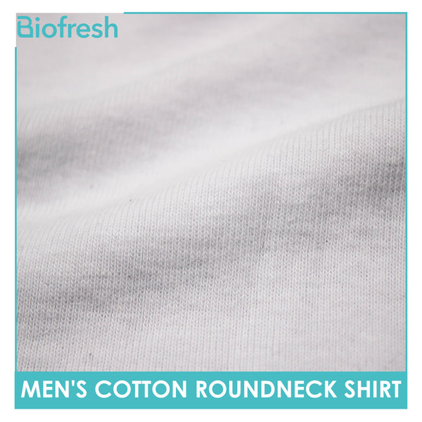 Biofresh Men's Antimicrobial Cotton Premium Slim Fit Roundneck Shirt 1 piece UMSPR1