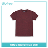 Biofresh Men's OVERRUNS Antimicrobial Round Neck shirt 1 piece UMSR12