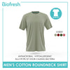 Biofresh Men's Antimicrobial Cotton Premium Slim Fit Roundneck Shirt 1 piece UMSRP2401