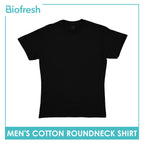 Biofresh Men's Antimicrobial Cotton Premium Slim Fit Roundneck Shirt 1 piece UMSRP3
