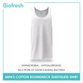 Biofresh Men's Antimicrobial Cotton Classic Regular Fit Roundneck Sleeveless Shirt 1 piece UMSSC1