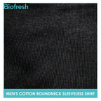 Biofresh Men's Antimicrobial Cotton Premium Slim Fit Roundneck Sleeveless Shirt 1 piece UMSSP1