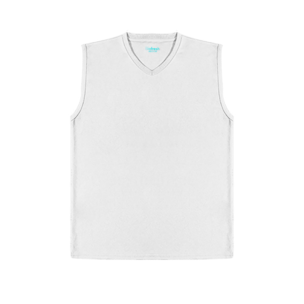 Biofresh Men's OVERRUNS Antimicrobial V-Neck Sleeveless Shirt 1 piece UMSVSCO1 (6671349776489)