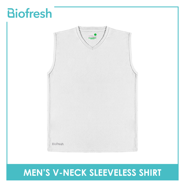 Biofresh Men's OVERRUNS Antimicrobial V-Neck Sleeveless Shirt 1 piece UMSVSCO2 (6671350268009)