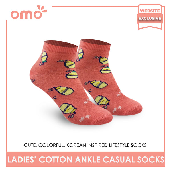 OMO OLCK9201 Ladies Casual Ankle Socks (4895922028649)