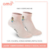 OMO OLCDME9403 Ladies Cotton Ankle Casual Socks 1 pair