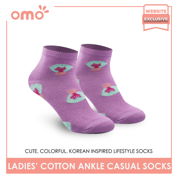 OMO OLCK9213 Ladies' Casual Ankle Socks (4895964299369)