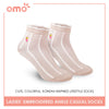 OMO OLCE1802 Ladies Cotton Ankle Casual Socks 1 pair