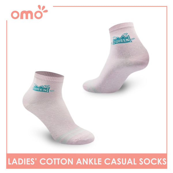 OMO OLCK9207 Ladies' Casual Ankle Socks (4895948177513)