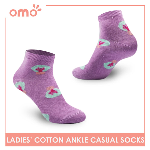 OMO OLCK9213 Ladies' Casual Ankle Socks (4895964299369)