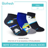 Biofresh RBCKG1811 Boys Cotton Low Cut Casual Socks
