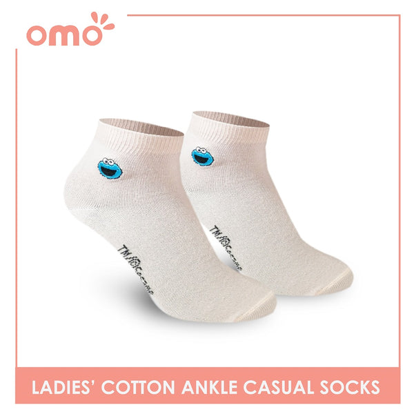 OMO OLCSSE9401 Ladies Cotton Ankle Casual Socks 1 Pair (4758936780905)