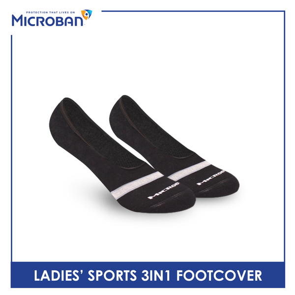 Microban Ladies' Cotton Thick Sports Foot Cover 3 pairs in a pack VLSFG4