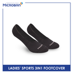 Microban Ladies' Cotton Thick Sports Foot Cover 3 pairs in a pack VLSFG5