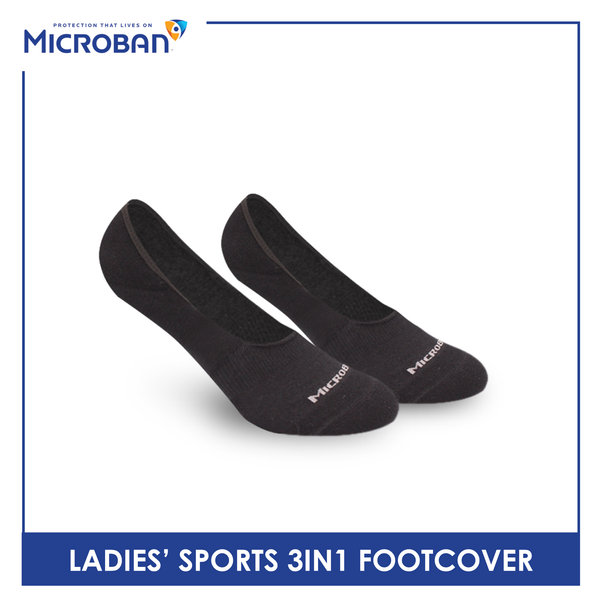 Microban Ladies' Cotton Thick Sports Foot Cover 3 pairs in a pack VLSFG5